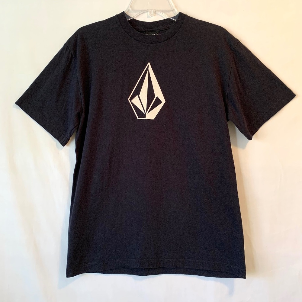 Volcom Youth Boys Short Sleeve Printed T-Shirt, Black Size XL
